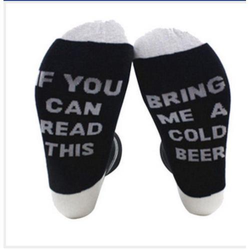 Chaussettes À Vin Personnalisées, Si Vous Pouvez Lire Ceci, Apporte... on Productcaster.