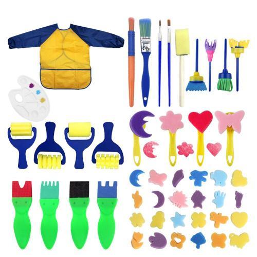 Kit De Peinture Pour Enfants, Mini Kit De Bricolage, 47 Pièces, Rou... on Productcaster.