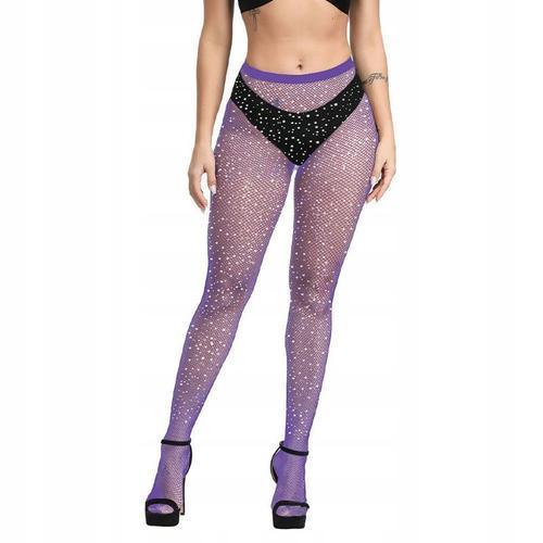 Collants En Résille Pailletée Pour Femmes Avec Strass L Fs61743 on Productcaster.