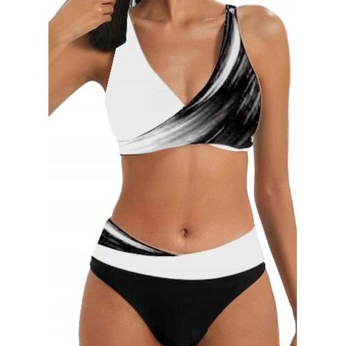 Maillot De Bain Deux Pièces Femme, Taille Haute Xxl Fs67793 on Productcaster.