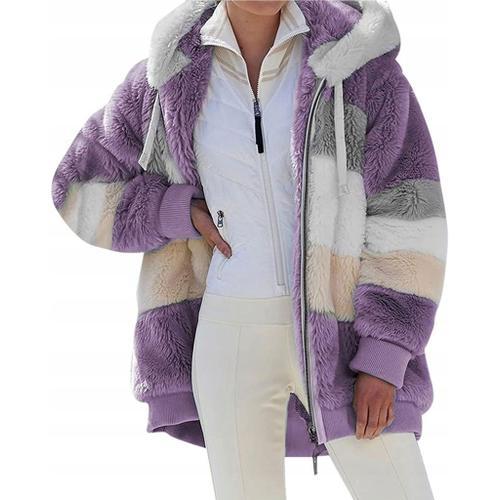 Veste Peluche Femme À Capuche À La Mode M Fs64688 on Productcaster.