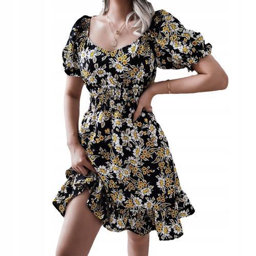 Robe D'été Femme, Fleur Avec Fleurs, Sl Xl Fs66436 on Productcaster.