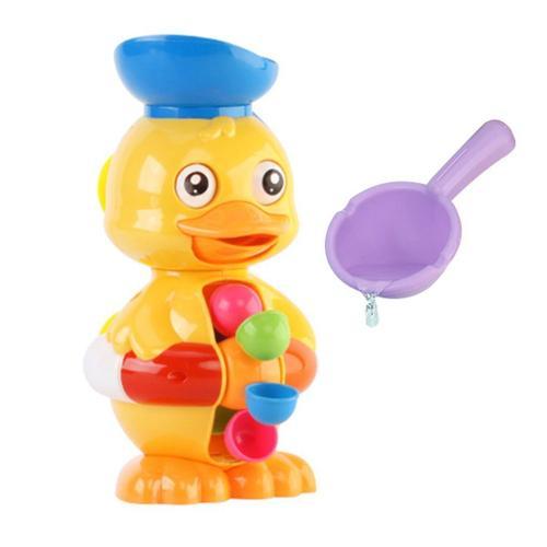 Jouets De Bain Pour Enfant, Mignon Canard Jaune, Roue À Eau, Robine... on Productcaster.