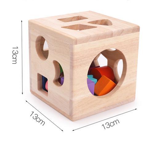 Jouet De Trieur De Formes Sensorielles Montessori, Avec 12 Blocs De... on Productcaster.