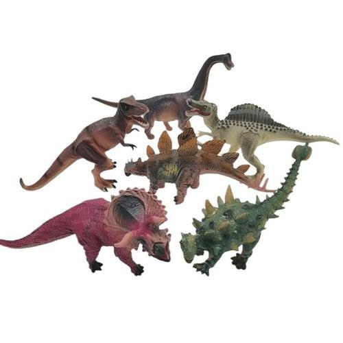 Figurines De Dinosaures En Plastique, 6 Pièces, Jouets De Simulatio... on Productcaster.