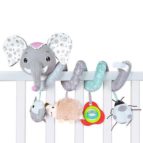 Jouet En Peluche En Forme D'?L?Phant Pour B?B?, Suspension En Spira... on Productcaster.