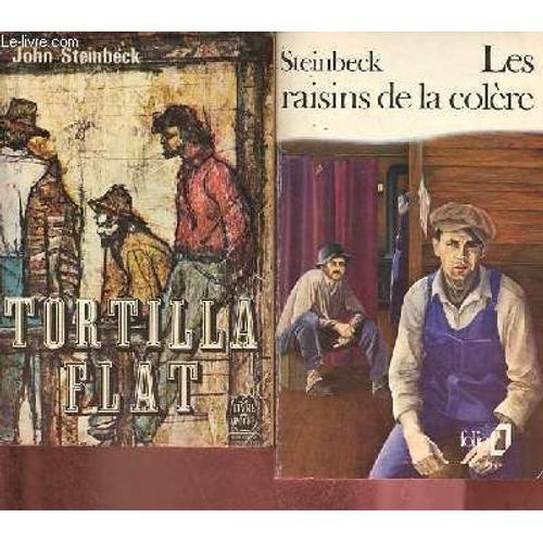 Lot De 2 Livres De John Steinbeck : Les Raisins De La Colère, Galli... on Productcaster.