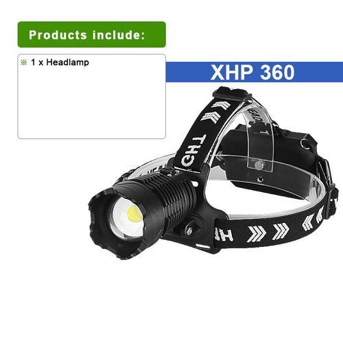 Lampe Frontale Xhp360,Rechargeable Par Usb 18650,4 Modes D'éclairag... on Productcaster.