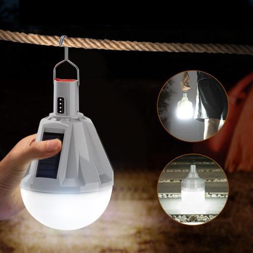 Ampoule solaire LED Rechargeable par USB, éclairage d'urgence Porta... on Productcaster.