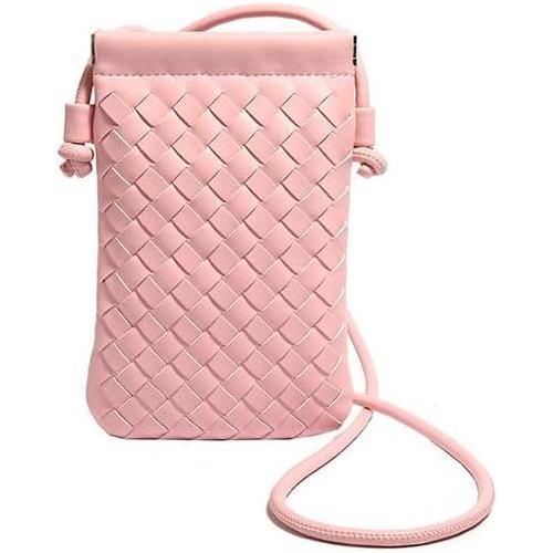 Rouge Sac PailleChic Compact: Mini Sac Tissé En Texturation, Un Sac... on Productcaster.