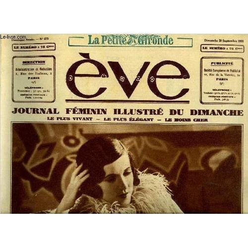 Eve N° 573 - Jane Marnac Fait Ses Débuts A L Écran, En Bavardant Av... on Productcaster.