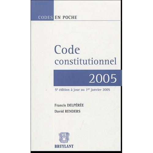 Code Constitutionnel 2005 on Productcaster.