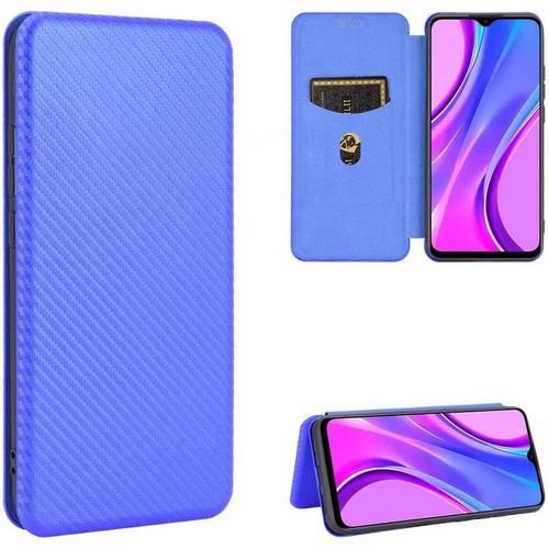 Compatible Avec Coque Huawei Psmart 2020, Mince Flip Fibre De Carbo... on Productcaster.