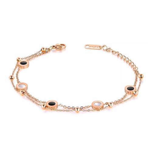 Bracelet En Titane Et Acier Pour Femmes, Bijoux Double Face, Coquil... on Productcaster.