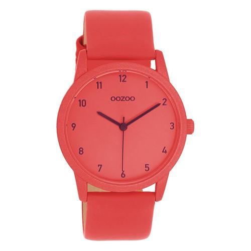 Montre Femme Oozoo Timepieces Analogique Cuir Rouge Uoc11172 on Productcaster.