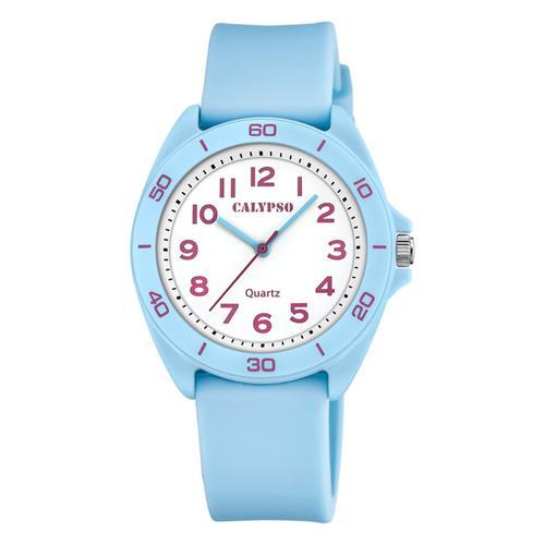 Montre Jeunesse Calypso En Silicone Bleu Clair Montre-Bracelet Juni... on Productcaster.