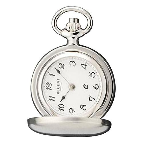 Montre De Poche Pour Homme Regent , Boîtier Analogique Argent Urp764 on Productcaster.