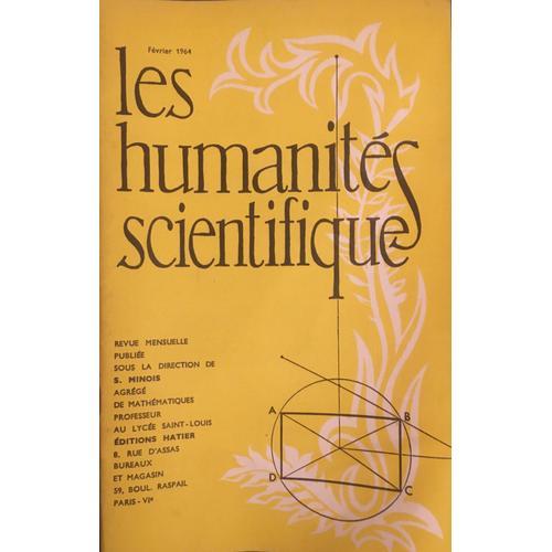 Les Humanites Scientifiques, Revue Mensuelle 31e Annee Scolaire, N°... on Productcaster.