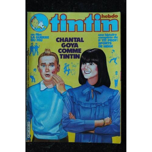 Le Journal De Tintin 331 8 Janvier 1982 Cover Chantal Goya Comme Ti... on Productcaster.