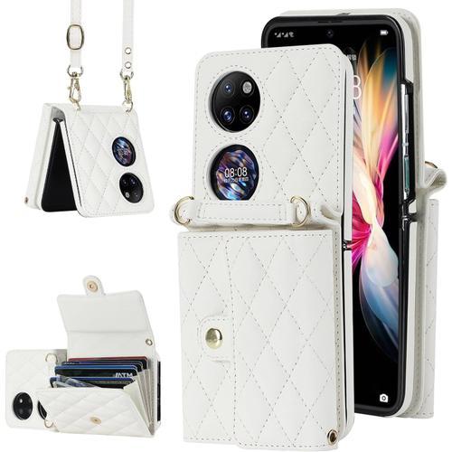 Coque Pour Huawei P50 Pocket - Réglable Lanyard Étui Pliant Sans Ba... on Productcaster.