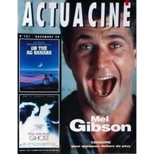 Actua Cine N° 101 Du 01/11/1990 - Mel Gibson - Censure Pour Quelque... on Productcaster.