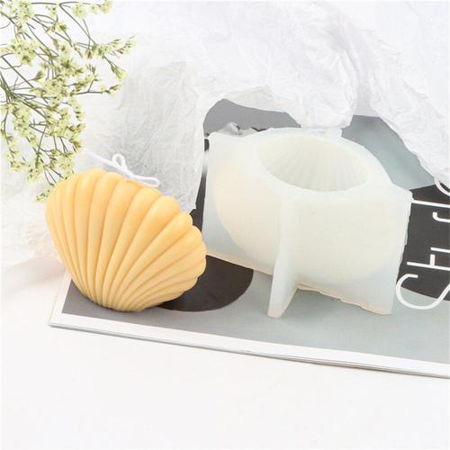 Moule À Bougie En Forme De Coquille 3d, Pour Aromathérapie, En Plât... on Productcaster.