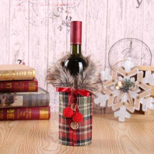 Couverture De Bouteille De Vin En Treillis Pour Ornements De Noël, ... on Productcaster.