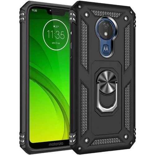 Coque Motorola Moto G7 Plus Avec Aimant Anneau Support, 360° Double... on Productcaster.