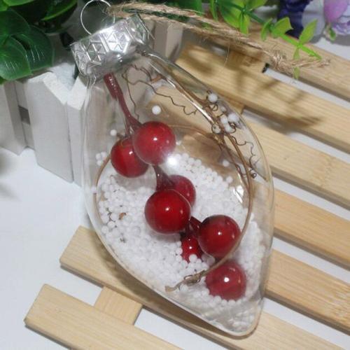 Boule en plastique pour arbre de noël, 1 pièce, pendentif Transpare... on Productcaster.