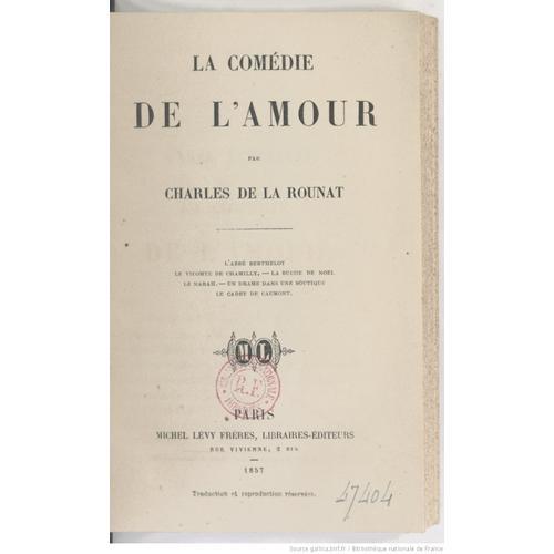 La Comédie De L'amour on Productcaster.