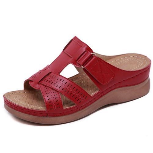 2021 Summer Women Premium Orthopedic Open Toe Sandals Vintage Anti-... on Productcaster.