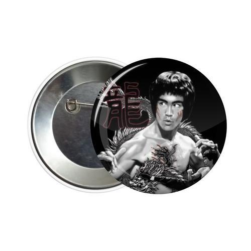 Badge Pins Bruce Lee Kung Fu Movie Cinema 38mm on Productcaster.