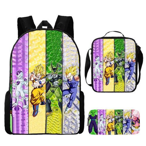 Sac à dos Dragon Ball, cartable, ensemble trois pièces, sac à dos, ... on Productcaster.