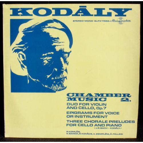 Kodaly Chamber 2 Komlos Banda Zempleni Fellegi Lp M, Cv Nm Clearaud... on Productcaster.