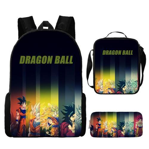 Sac à dos Dragon Ball, cartable, ensemble trois pièces, sac à dos, ... on Productcaster.