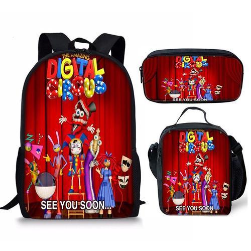 The Amazing Digital Circus Sac D'école Étudiant Sac À Bandoulière T... on Productcaster.