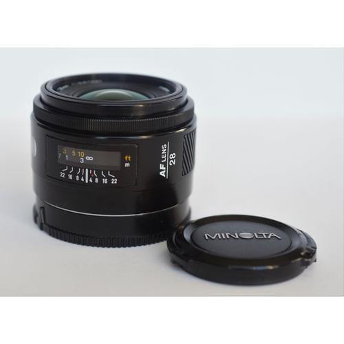 Objectif MINOLTA AF 28mm 1:2.8 pour SONY A on Productcaster.