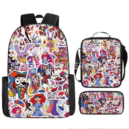 The Amazing Digital Circus Sac D'école Étudiant Sac À Bandoulière T... on Productcaster.