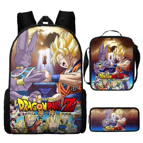 Sac à dos Dragon Ball, cartable, ensemble trois pièces, sac à dos, ... on Productcaster.