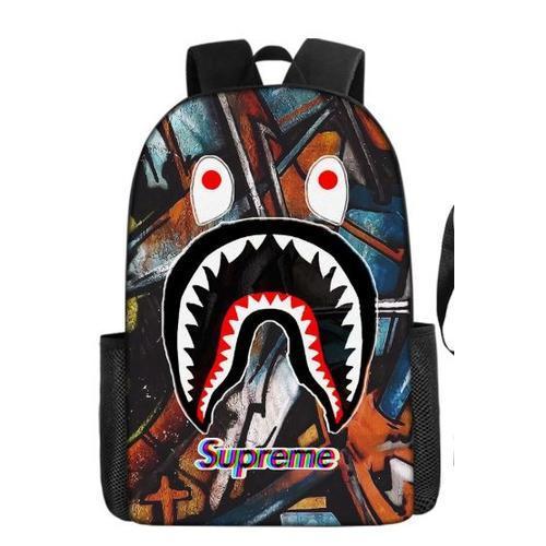 Sac à dos pour enfants Bugs Bunny Shark de 17 pouces, sac d'école d... on Productcaster.