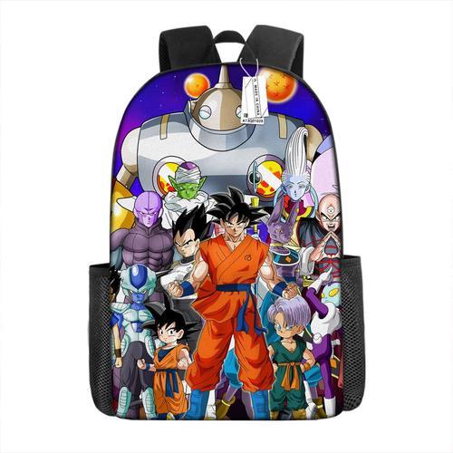 Sac à dos pour enfants Dragon Ball imprimé de 17 pouces, sac d'écol... on Productcaster.