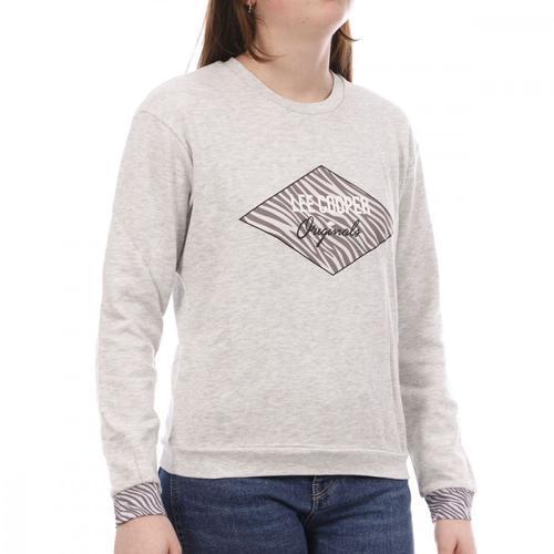 Sweat Gris Femme Lee Cooper Okazia on Productcaster.