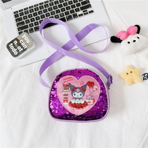 Sac à dos Kuromi à bandoulière élégant pour fille, joli sac à dos d... on Productcaster.