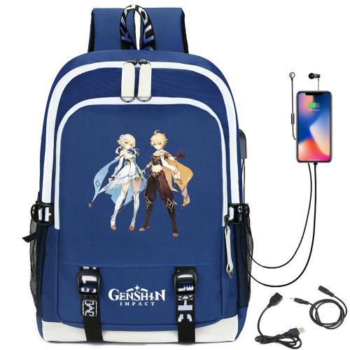 Ganyu ¿ Sac à Dos Avec Port De Chargement Usb Pour Garçons Et Fille... on Productcaster.