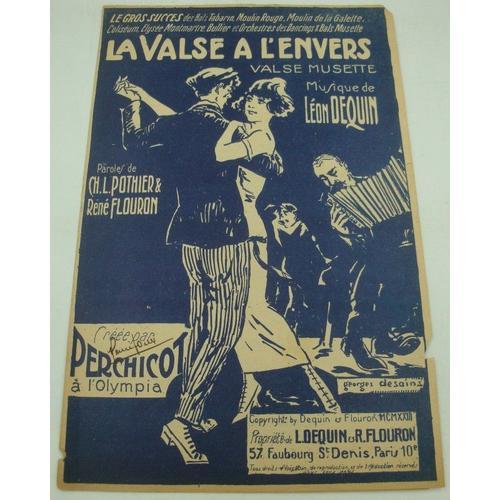 Léon Dequin/Pothier/Flouron La Valse À L'envers - Valse Musette 192... on Productcaster.