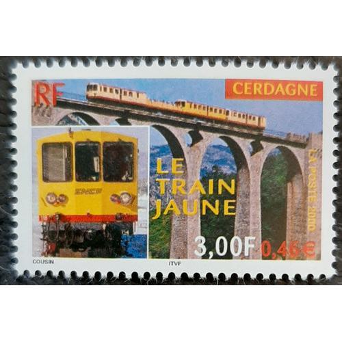 Timbre N° - Le Train Jaune De Cerdagne - 2000 on Productcaster.