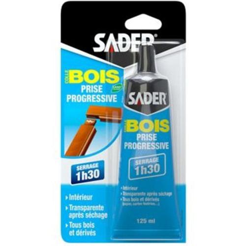 Colle Bois Sader Prise Progressive Transparente Tube 125 ml on Productcaster.