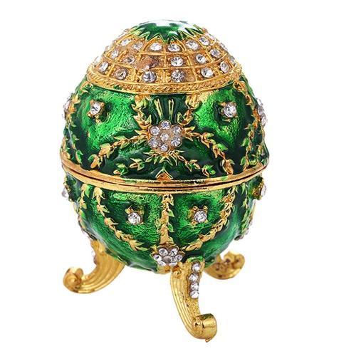 Oeuf De Pâques Vert De Porte-Boîte À Bijoux De Jambe De Cas Royal R... on Productcaster.