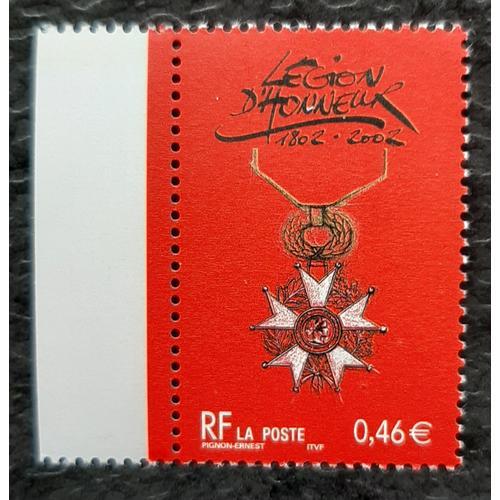 Timbre N° 3490 - Bicentenaire De La Légion D'honneur - 2002 on Productcaster.