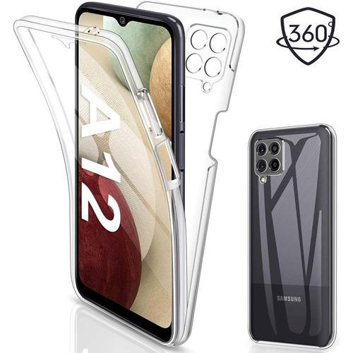 Coque Pour Samsung Galaxy A12 Integrale Silicone 360 Transparente on Productcaster.